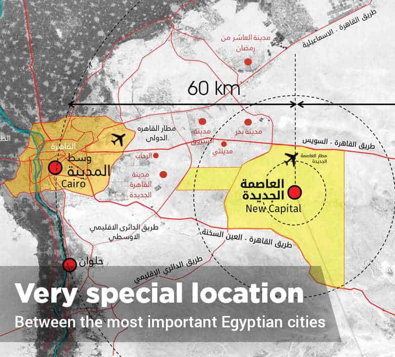 new capital map new capital city location